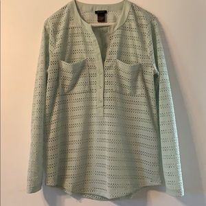 Light Green breezy shirt